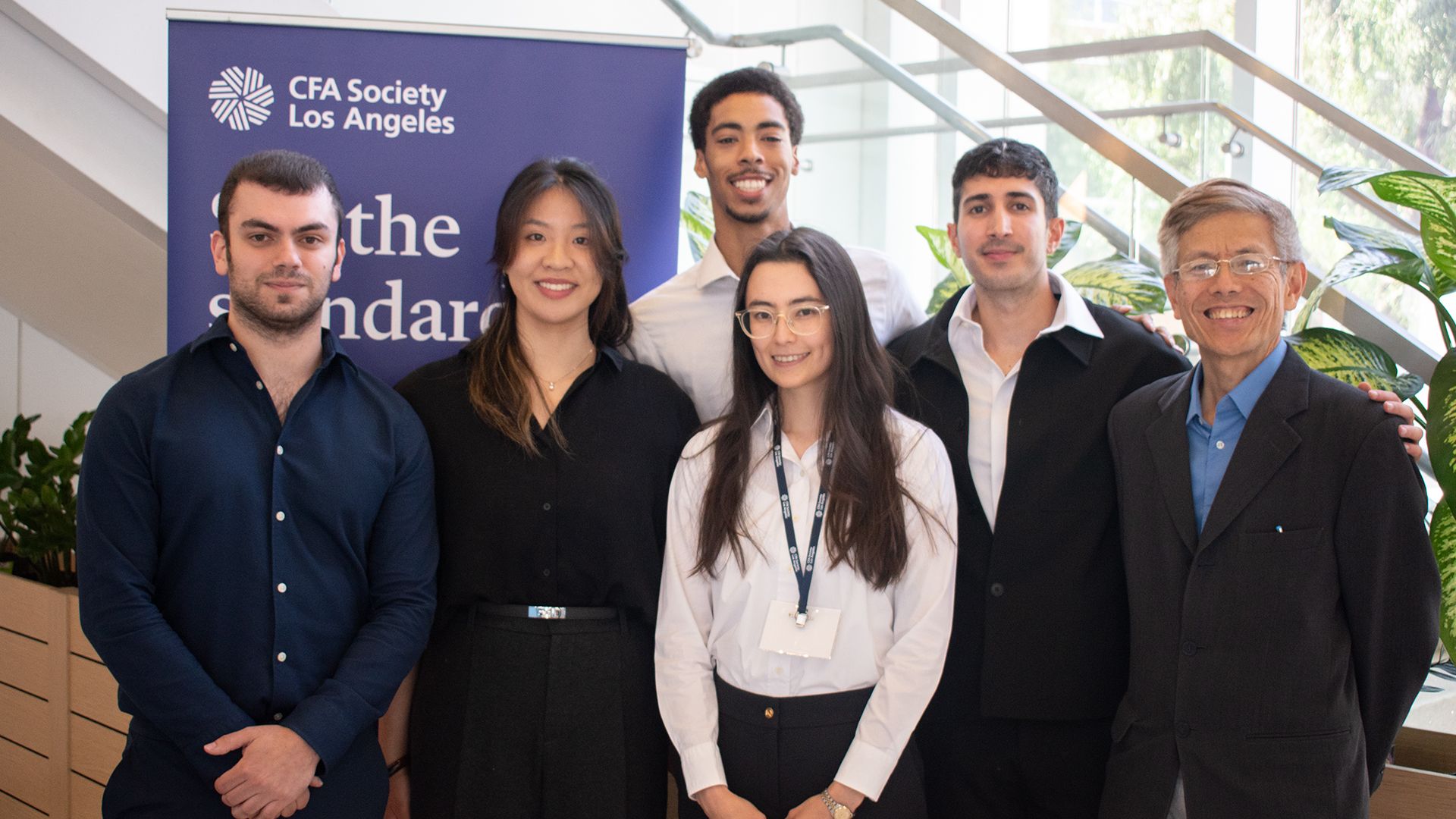 Pepperdine University, the 2026 Los Angeles Ethics Challenge champions, with faculty mentor Joseph Cheng, PhD