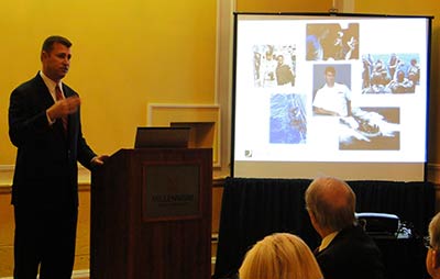 Lt. Cal Quinn explains how the Wall Street Warfighters program helps disabled veterans transition into careers in the investment industry. Lt. Cal Quinn explains how the Wall Street Warfighters program helps disabled veterans transition into careers in the investment industry.